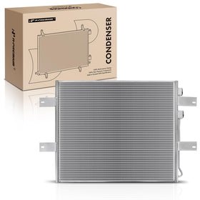 A-Premium condenser front view showing full core for reliable cooling