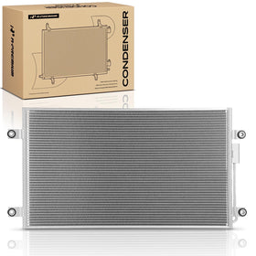 A-Premium condenser front view showing full assembly and fit benefits