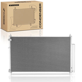 A-Premium condenser front view showing OEM fit for easy replacement