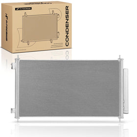 A-Premium front view showing condenser core and mounting points for easy fit