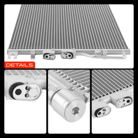 A-Premium condenser staged in garage for install showing professional readiness