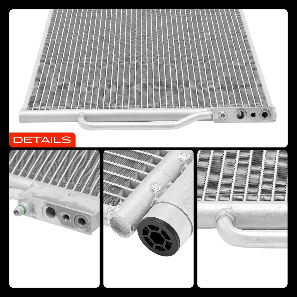 A-Premium condenser in garage during installation to show professional fit and replacement