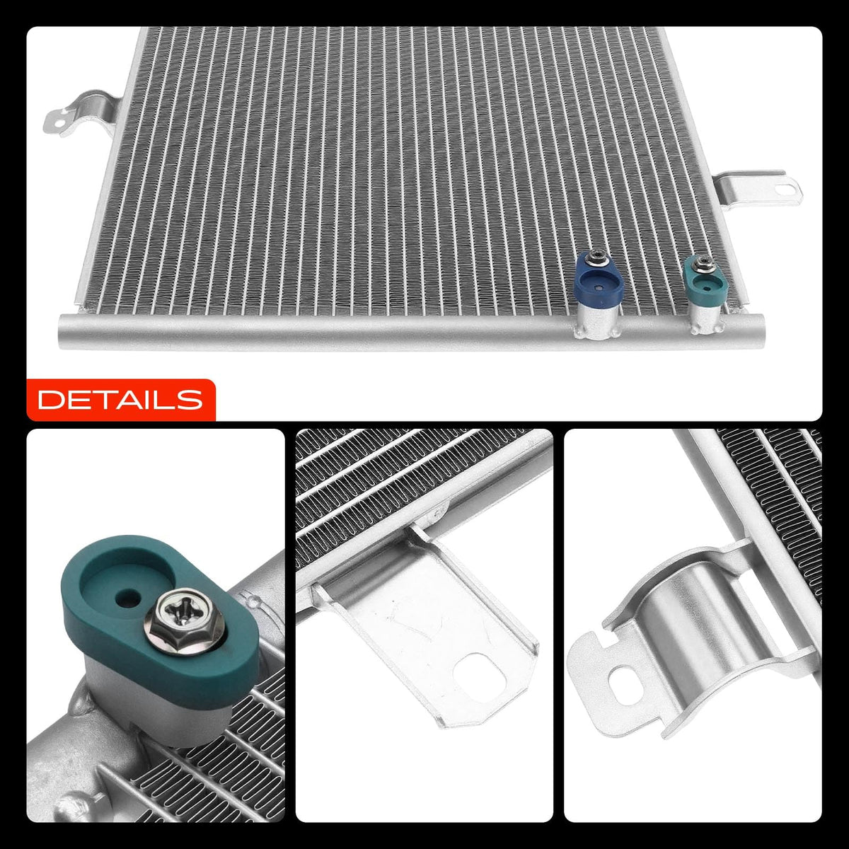 A-Premium condenser in a garage setting showing readiness for professional replacement