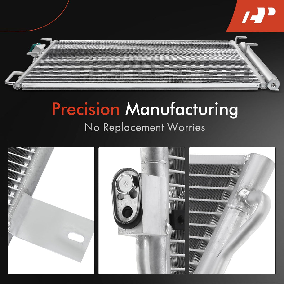 A-Premium condenser lifestyle replacement scene demonstrating professional install