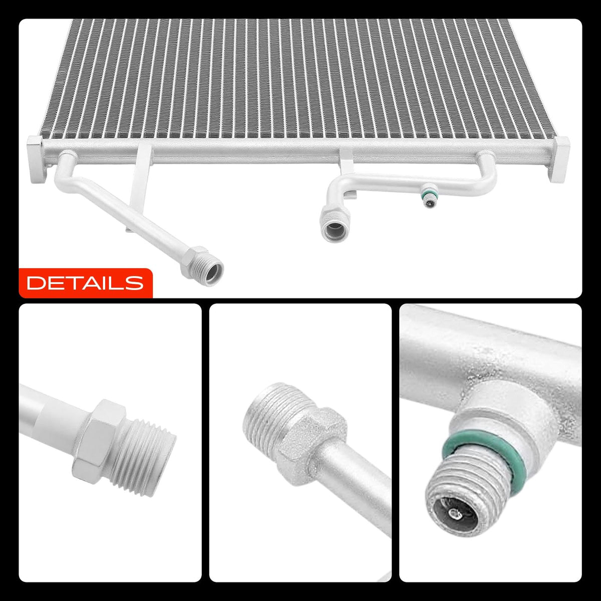A-Premium condenser at truck repair scene showing practical use and dependable replacement