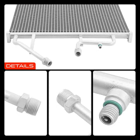 A-Premium condenser at truck repair scene showing practical use and dependable replacement