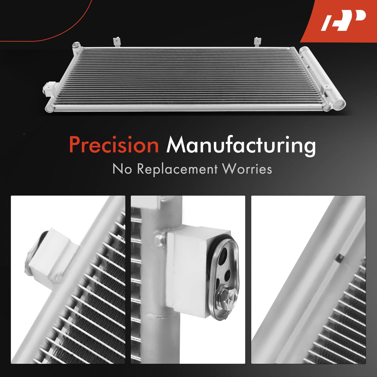 A-Premium condenser boxed packaging with label ensuring safe delivery