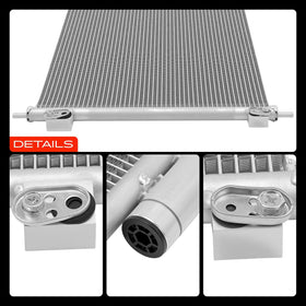 A-Premium condenser packaging and label showing part references for verification