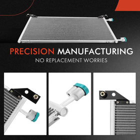 A-Premium condenser boxed packaging and part label for safe delivery and ID