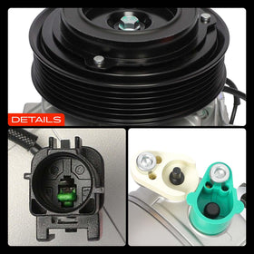 A-Premium connector and wiring closeup for secure electrical clutch connection