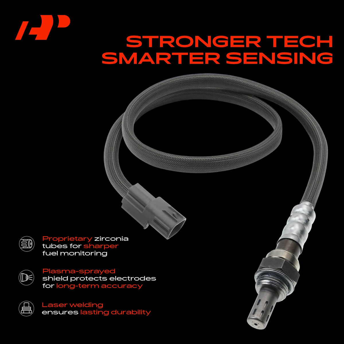 A-Premium sensor wiring and female connector detail for easy plug-in