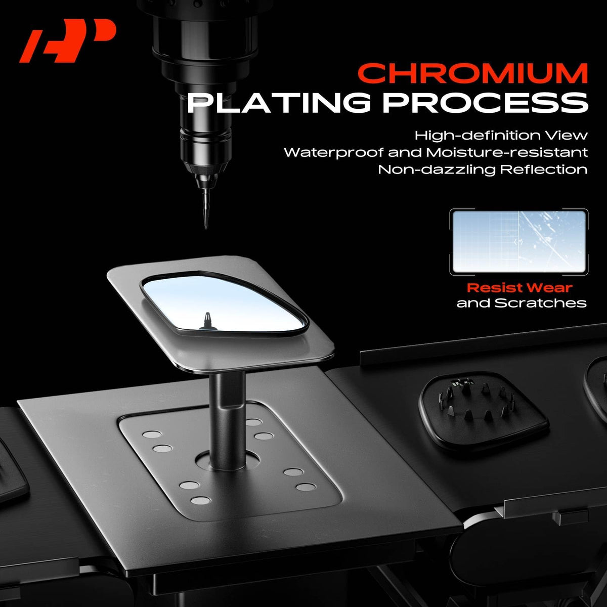 A-Premium connector and wiring close-up matching OEM harness for quick hookup