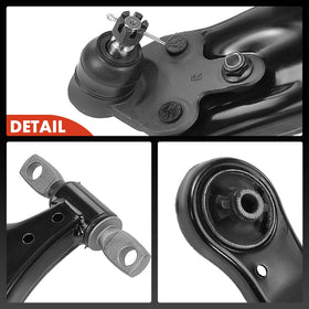 A-Premium control arm held in hand for scale and clear sizing reference