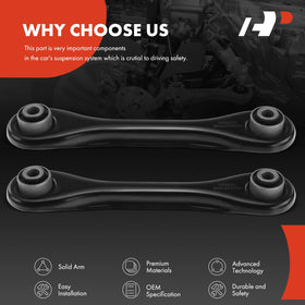 A-Premium installed on vehicle rear suspension demonstrating restored alignment and improved handling