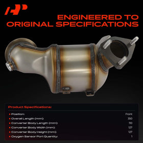 A-Premium converter body close-up revealing durable construction and heat-resistant finish for long life