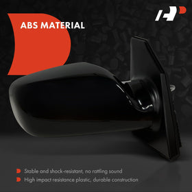 A-Premium close-up of convex glass delivering wider field-of-view advantage