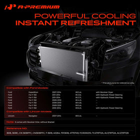 A-Premium condenser core close-up highlighting efficient heat dissipation