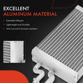 A-Premium core fin pattern detail highlighting aluminum plate-and-fin design for efficient cooling