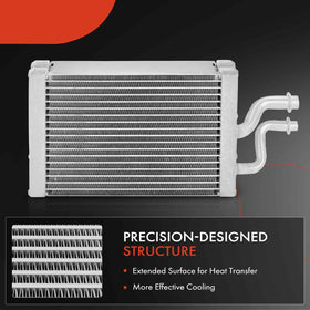 A-Premium evaporator core installed in HVAC housing ensuring proper fit and restored rear airflow