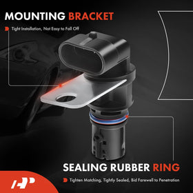 A-Premium crankshaft position sensor close-up showing molded housing for durability