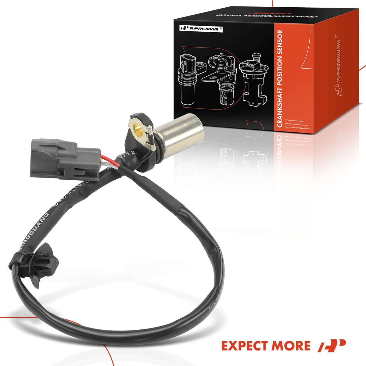 A-Premium sensor on a workbench with tools ready for quick replacement