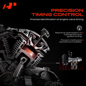 A-Premium crankshaft sensor side profile showing mounting tab for secure fit benefit
