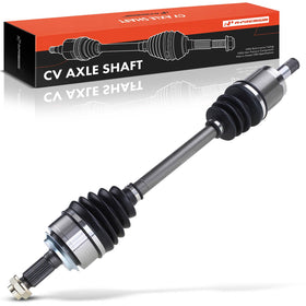 A-Premium front-left CV axle assembly front view showing fit and finish