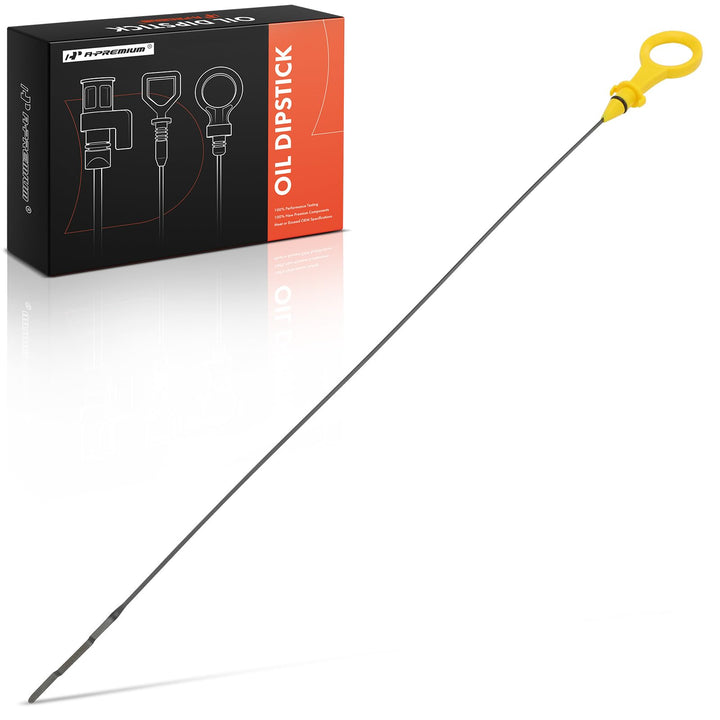 A-Premium front view dipstick showing full length and clean finish for accurate readings