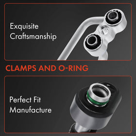 A-Premium detailed discharge line fitting with secure connection to reduce leaks