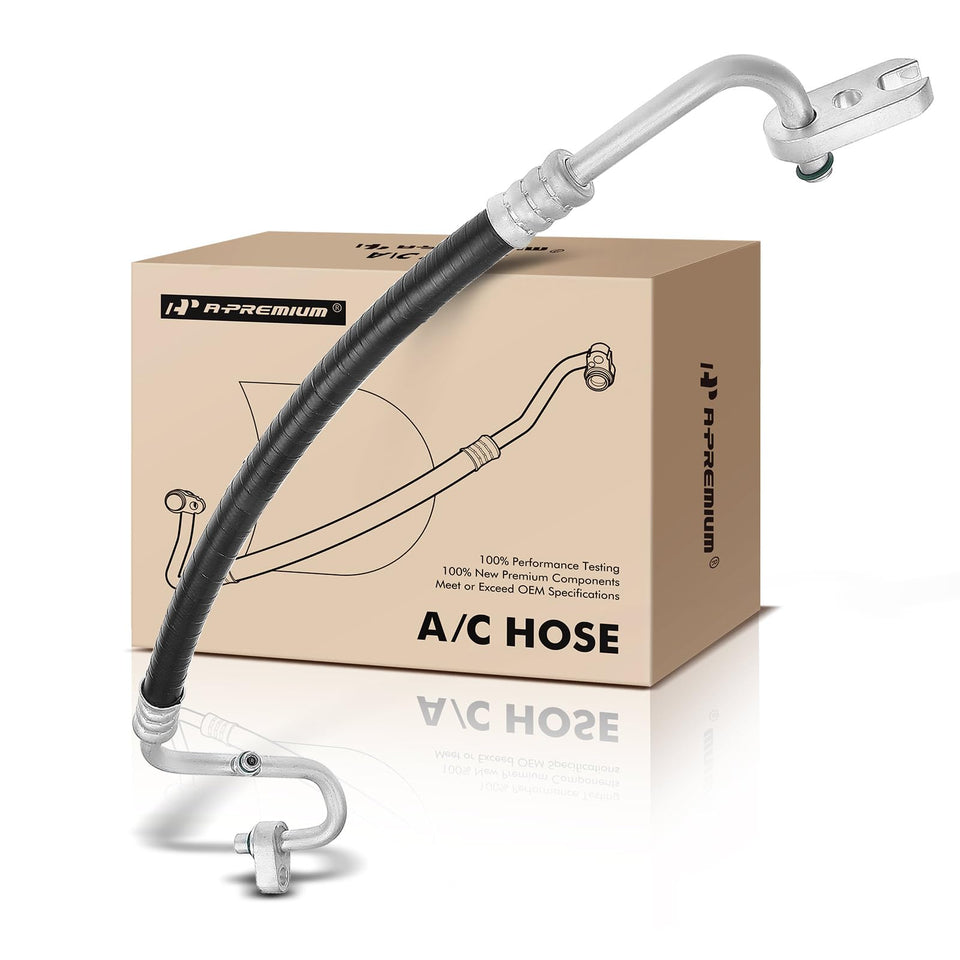 A-Premium front view of discharge line showing exact fit and restoration benefit