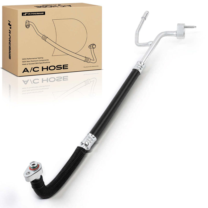 A-Premium front view discharge line showing complete assembly and fit