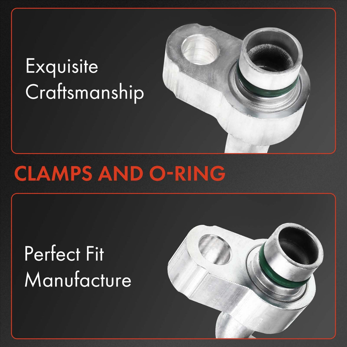 A-Premium hose detail showing four-layer construction and improved durability