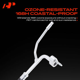 A-Premium hose texture detail highlighting durable four-layer construction