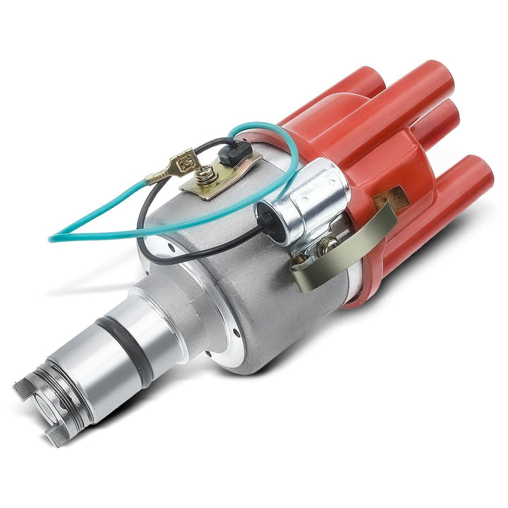 A-Premium distributor front view showing cap and mounting points for easier install