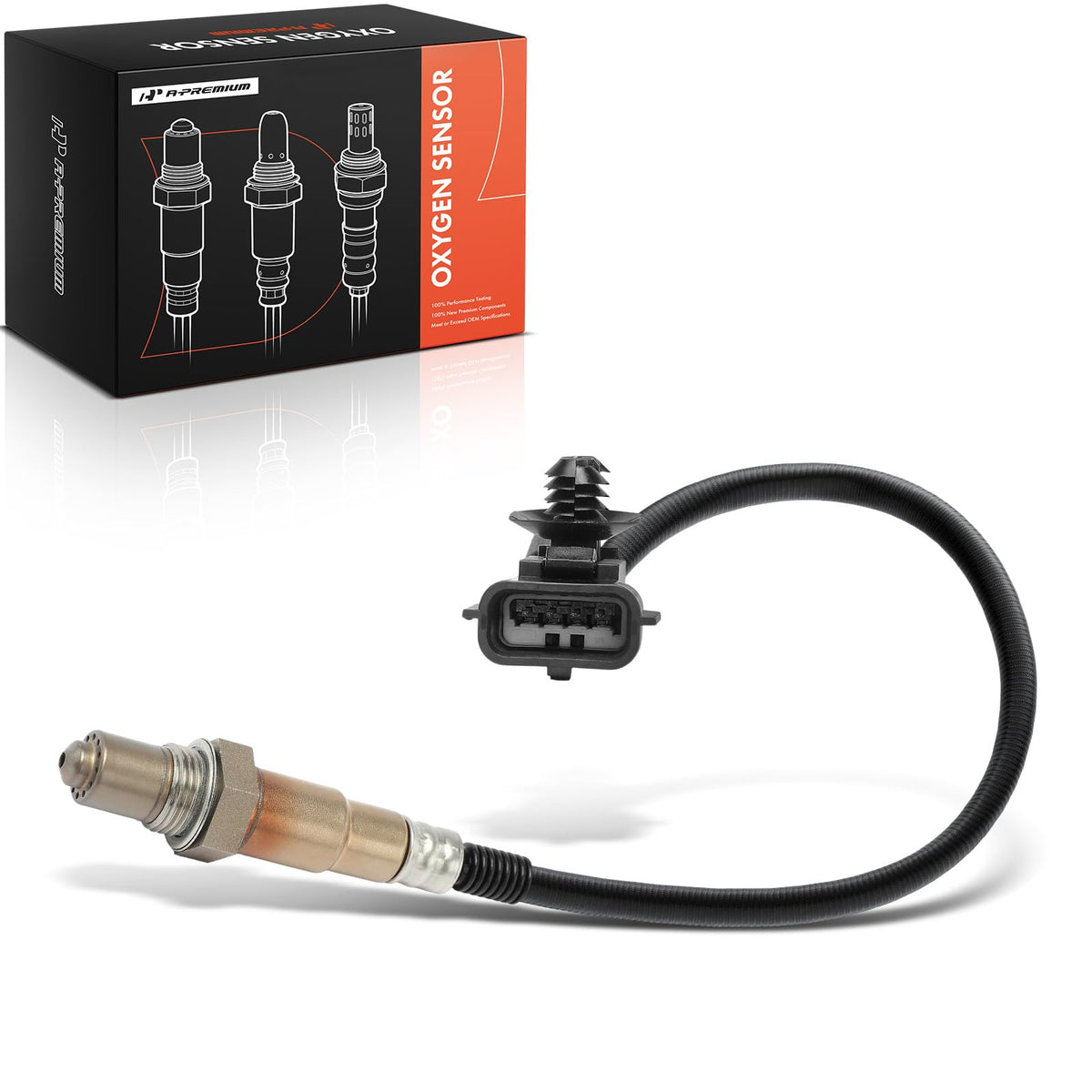 A-Premium downstream O2 sensor front view showing fitment and benefit of direct replacement