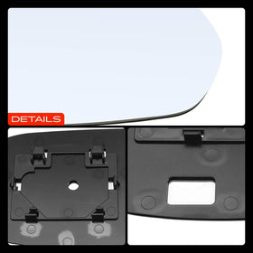 A-Premium mounted mirror seen from driver perspective improving road visibility