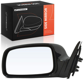 A-Premium front view of driver side mirror showing fit and finish benefit
