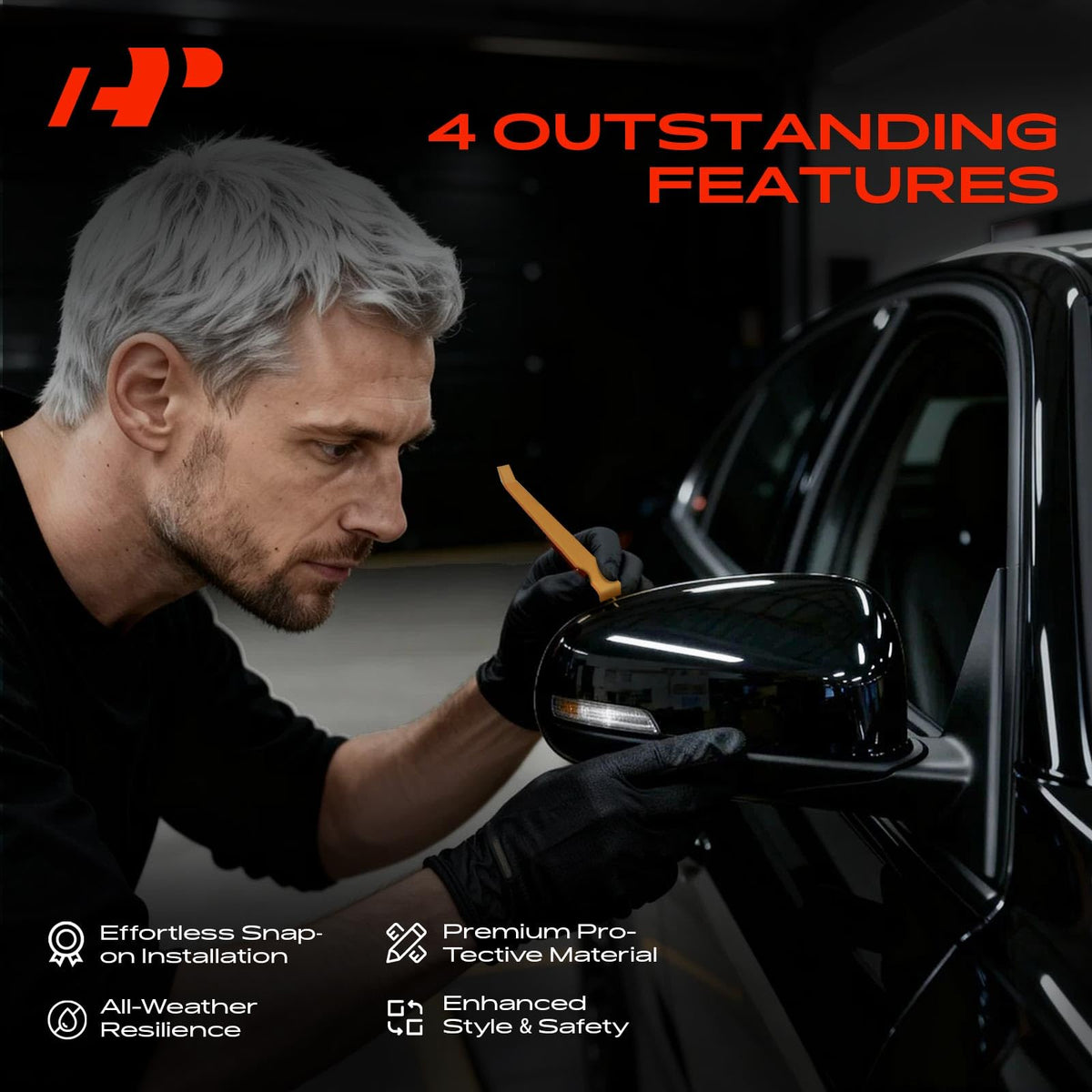 A-Premium edge alignment close-up showing gap-free fitment benefit