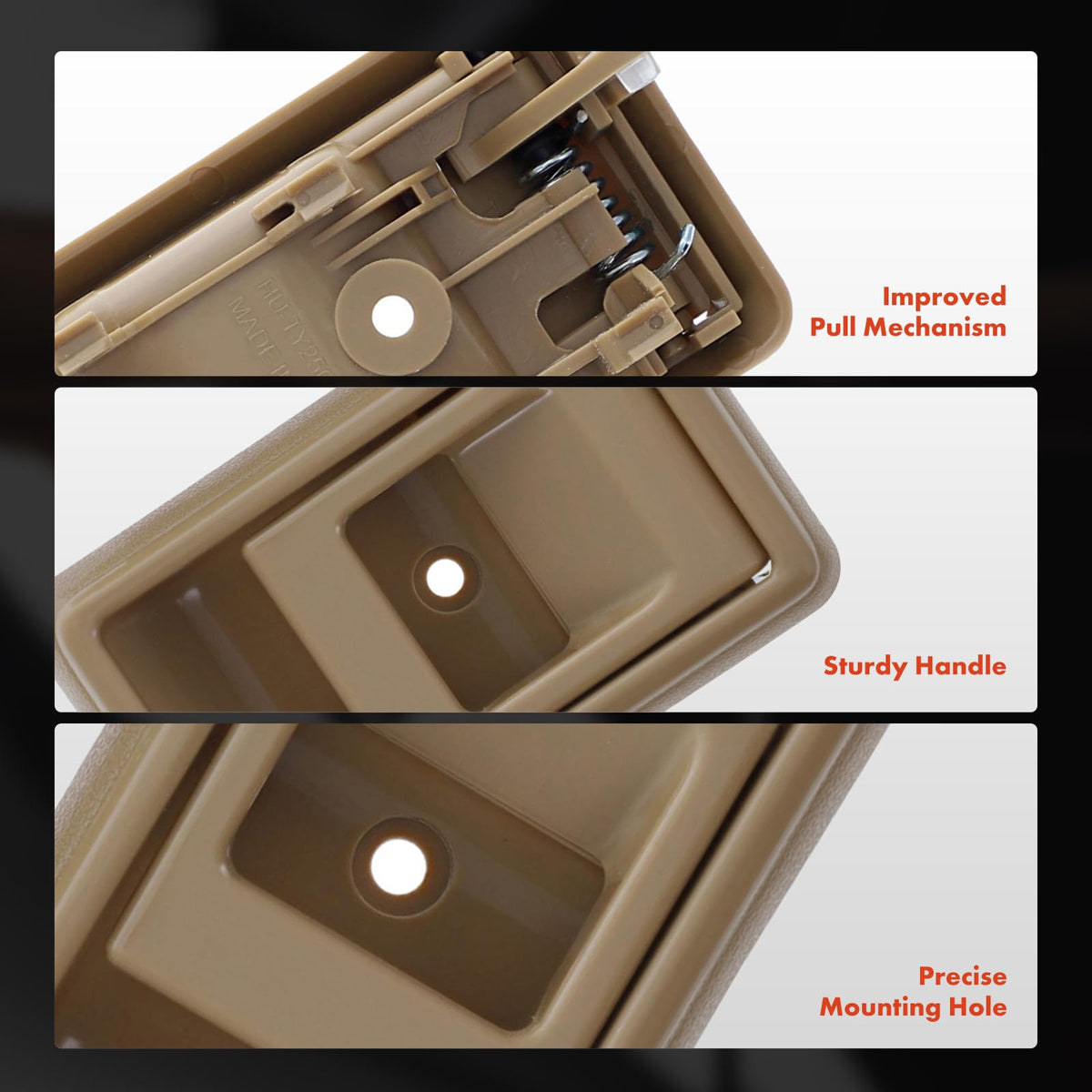 A-Premium edge and lever mechanism detail showing construction for smooth operation