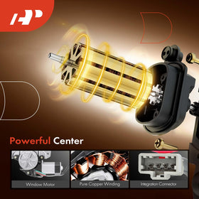 A-Premium electric motor detail emphasizing dependable power
