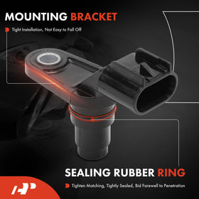 A-Premium sensor electrical connector detail with three blade terminals for reliable signal