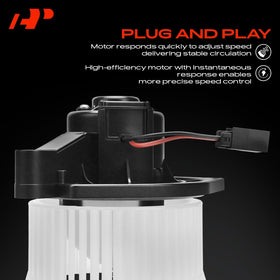 A-Premium electrical connector view demonstrating plug compatibility and quick install