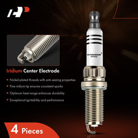A-Premium electrode detail showing fine wire tip for precise ignition
