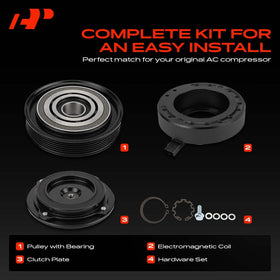 A-Premium electromagnetic coil detail showing rebuild part for reliable engagement