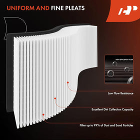 A-Premium engine filter installed in engine bay demonstrating correct fit and protection