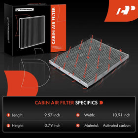 A-Premium engine filter pleated media detail protecting engine intake