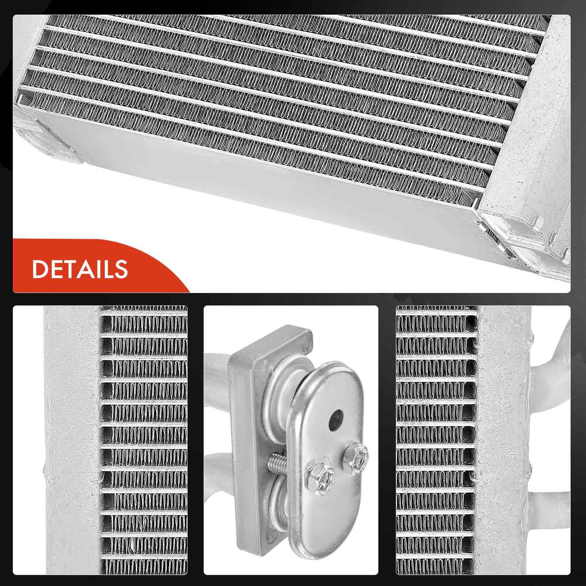 A-Premium evaporator core side profile with dimensions for easier fit confirmation