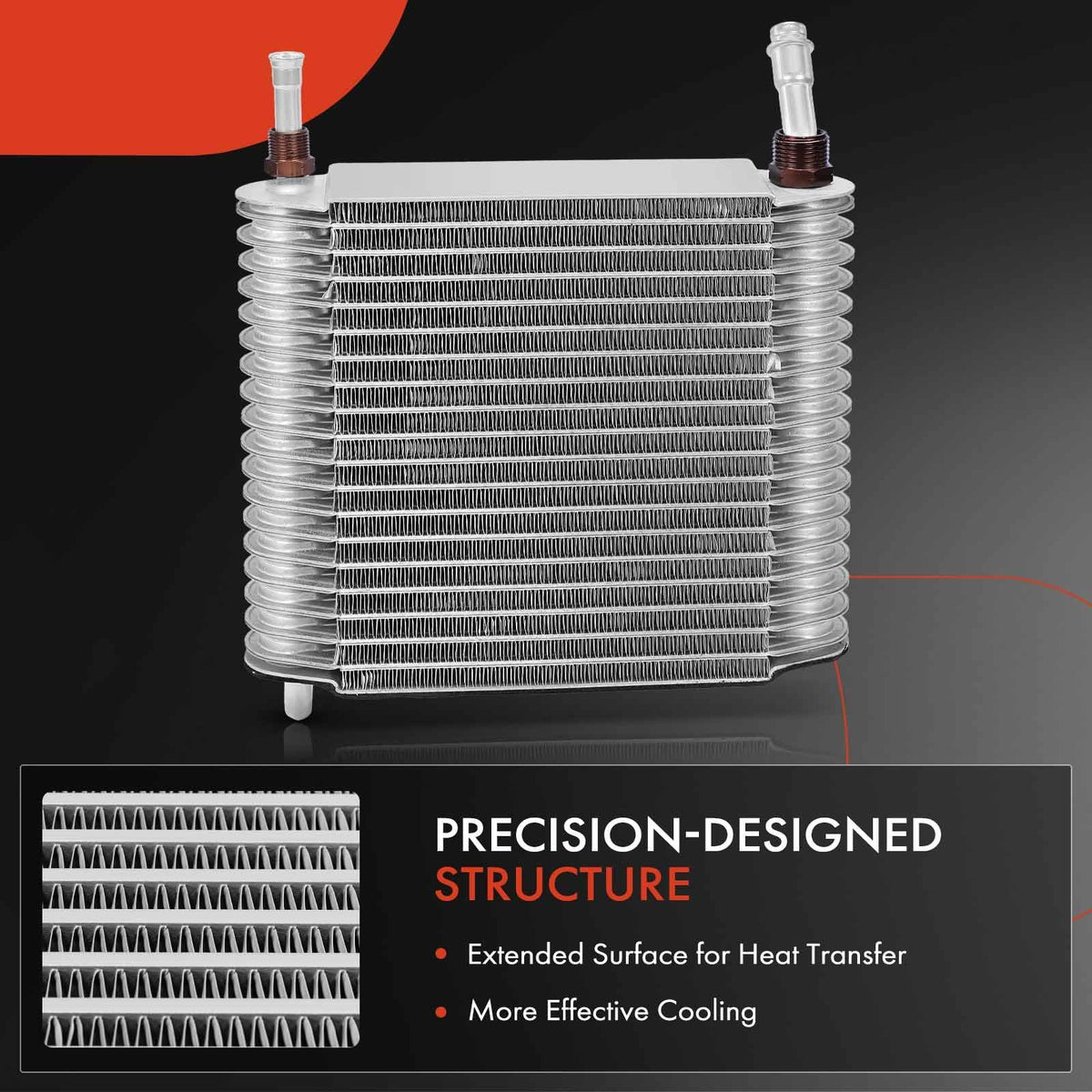 A-Premium installed evaporator in housing demonstrating direct swap