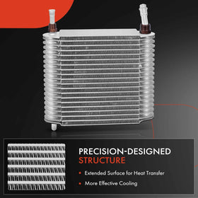 A-Premium installed evaporator in housing demonstrating direct swap