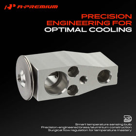 A-Premium close-up of valve machining showing precise internal component quality